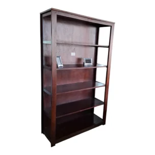 VERONA BOOKCASE CAPPUCHINO 122X46X207