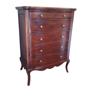 Chest of Drower - Vesailles - Solid Wood - Walnut