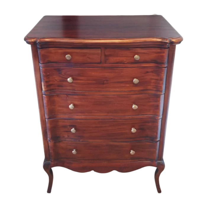 Chest of Drower - Vesailles - Solid Wood - Walnut