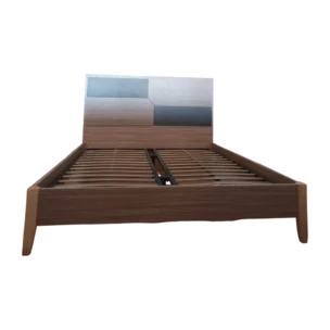 QUEEN SIZE BED - COVENTRY - melamine - Oak - 160x200cm