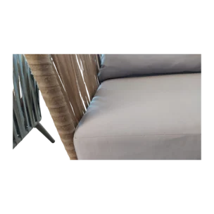 Carmona1 Sofa — Wicker — Beige— W88xD82xH81/29cm