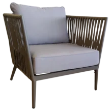 Outdoor Daloa 1 Sofa — Wicker — brown— 83(W) x 78(D) x 72(H) cm