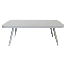 Malaga Coffee Table — White — 110(W) x 60(D) x 40(H) cm