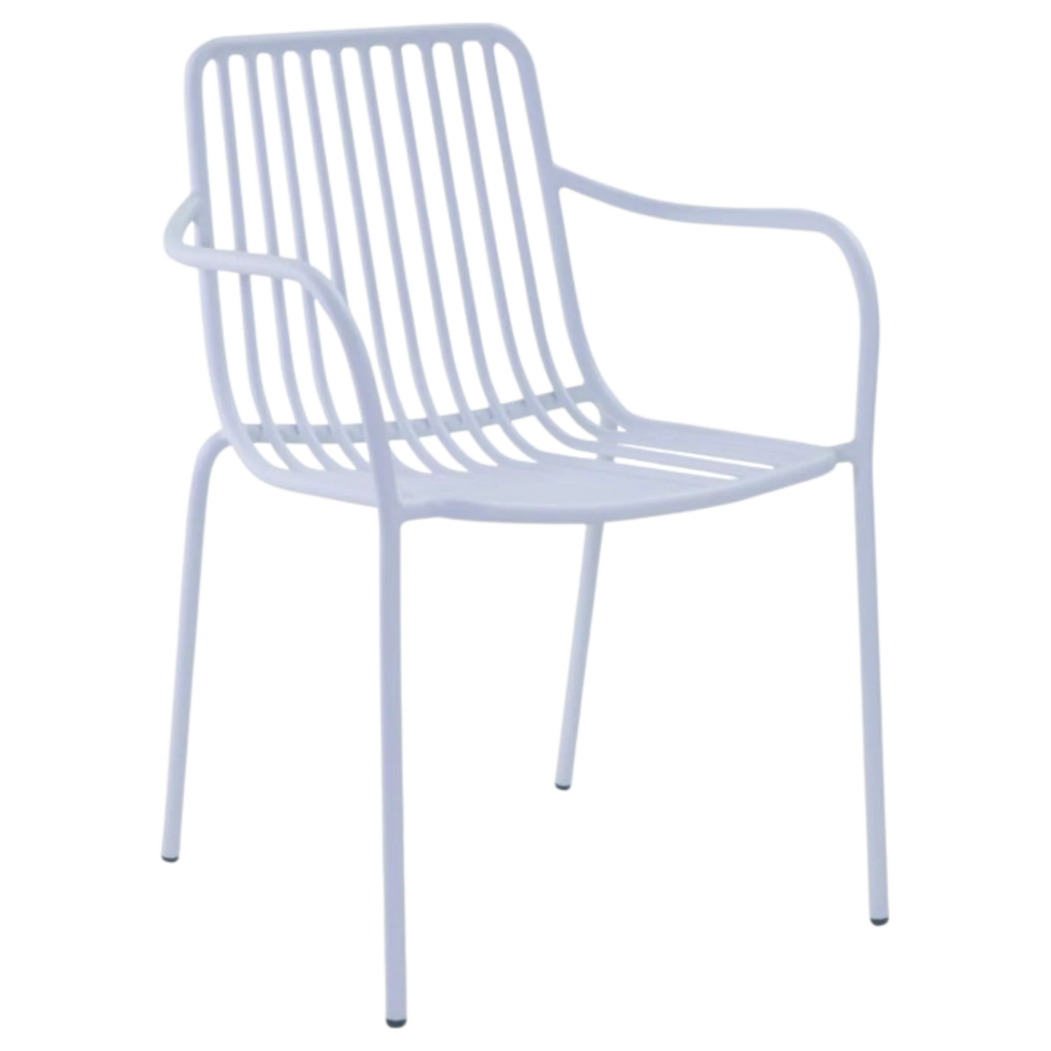 1043037123_2598-PALMA-DC Palma DC Chair — Aluminum - White - L55xD59xH82cm