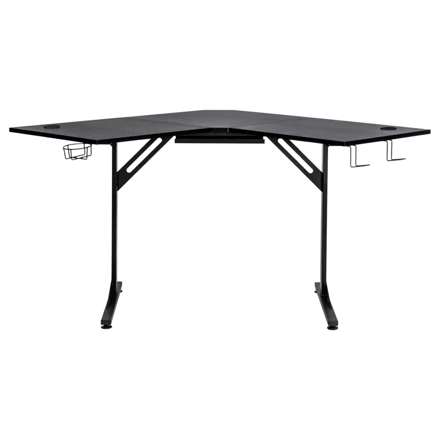 11153033001_N2219 Gaming corner Table - Black - N2219 - 120x120xH76cm