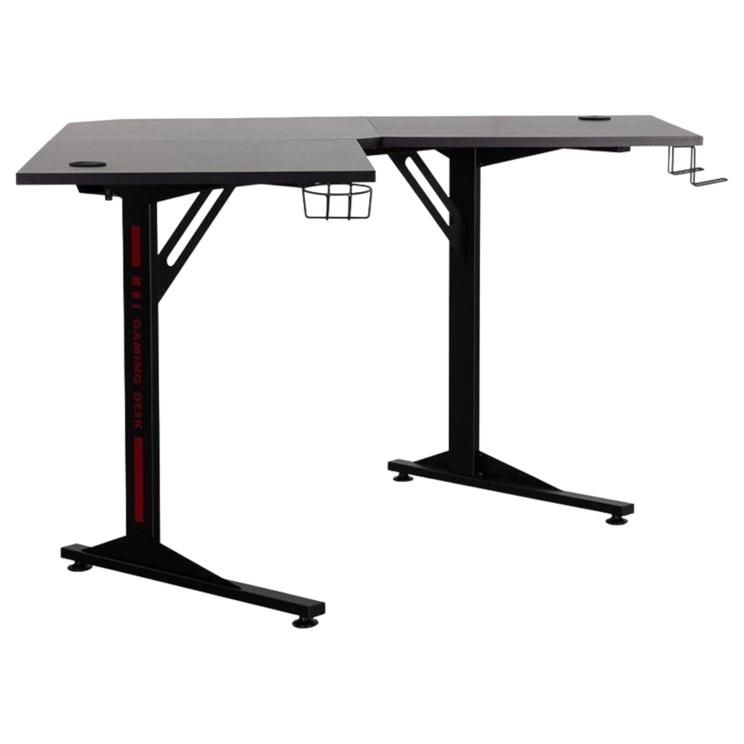 11153033001_NN2219-2 Gaming corner Table - Black - N2219 - 120x120xH76cm