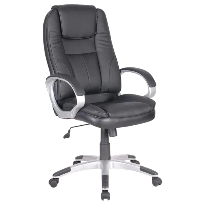 Qzy-1426 Office Chair — PVC- Black