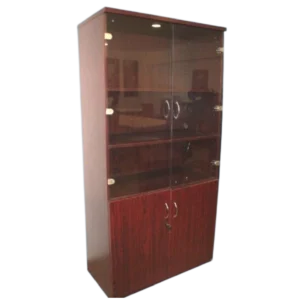 BOOKCASE W/GLASS DOOR 90X45X180