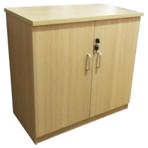 BOOKCASE W/DOORS W80xD45xH73cm