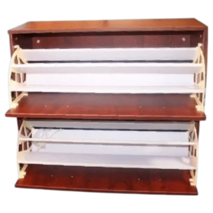 SHOE CABINET 86X35X84CM CHERRY