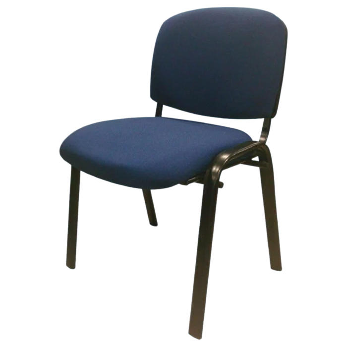 VISITOR CHAIR FABRIC 54(L) x 57(D) x 79(H) cm Indoor Blue