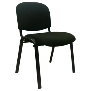 VISITOR CHAIR FABRIC 54(L) x 57(D) x 79(H) cm Indoor Black