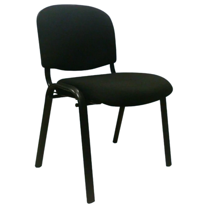 VISITOR CHAIR FABRIC 54(L) x 57(D) x 79(H) cm Indoor Black