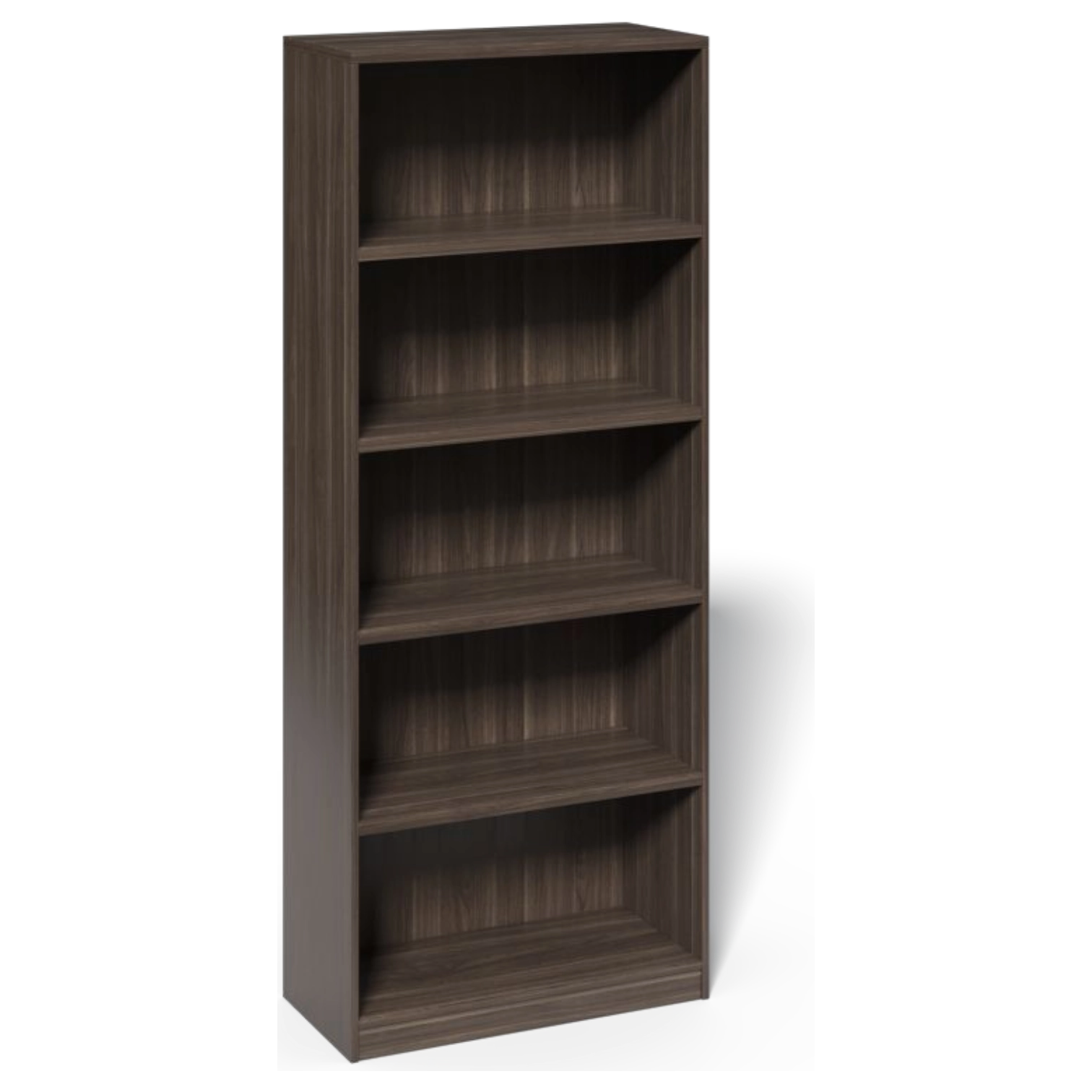 11335033006_CF-LA0818C-3 Brixton Bookcase — Walnut Melamine — 80(W) x 40(D) x 180(H) cm