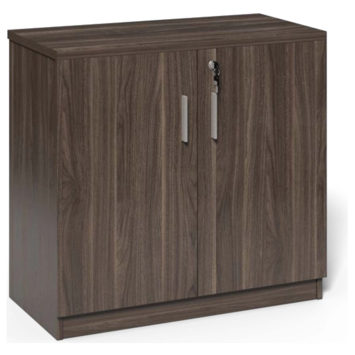 11335033008_CF-LA0875B-1 Brixton Cabinet — Walnut Melamine — 80(W) x 40(D) x 75(H) cm