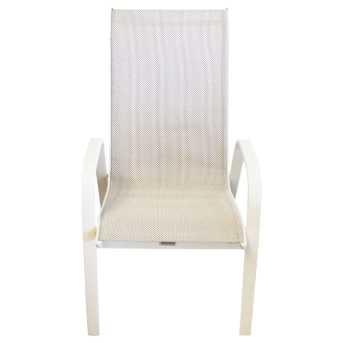 Lima Chair — Aluminum — White - TEXTLINE