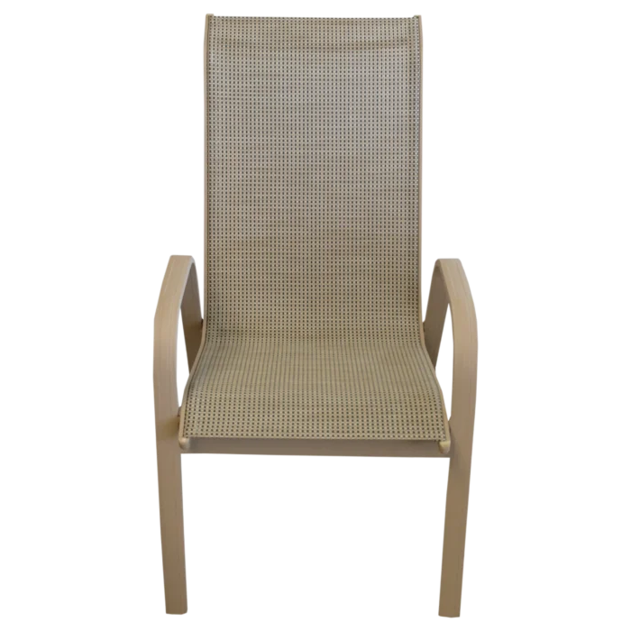 Lima Chair — Aluminum — Beige - TEXTLINE