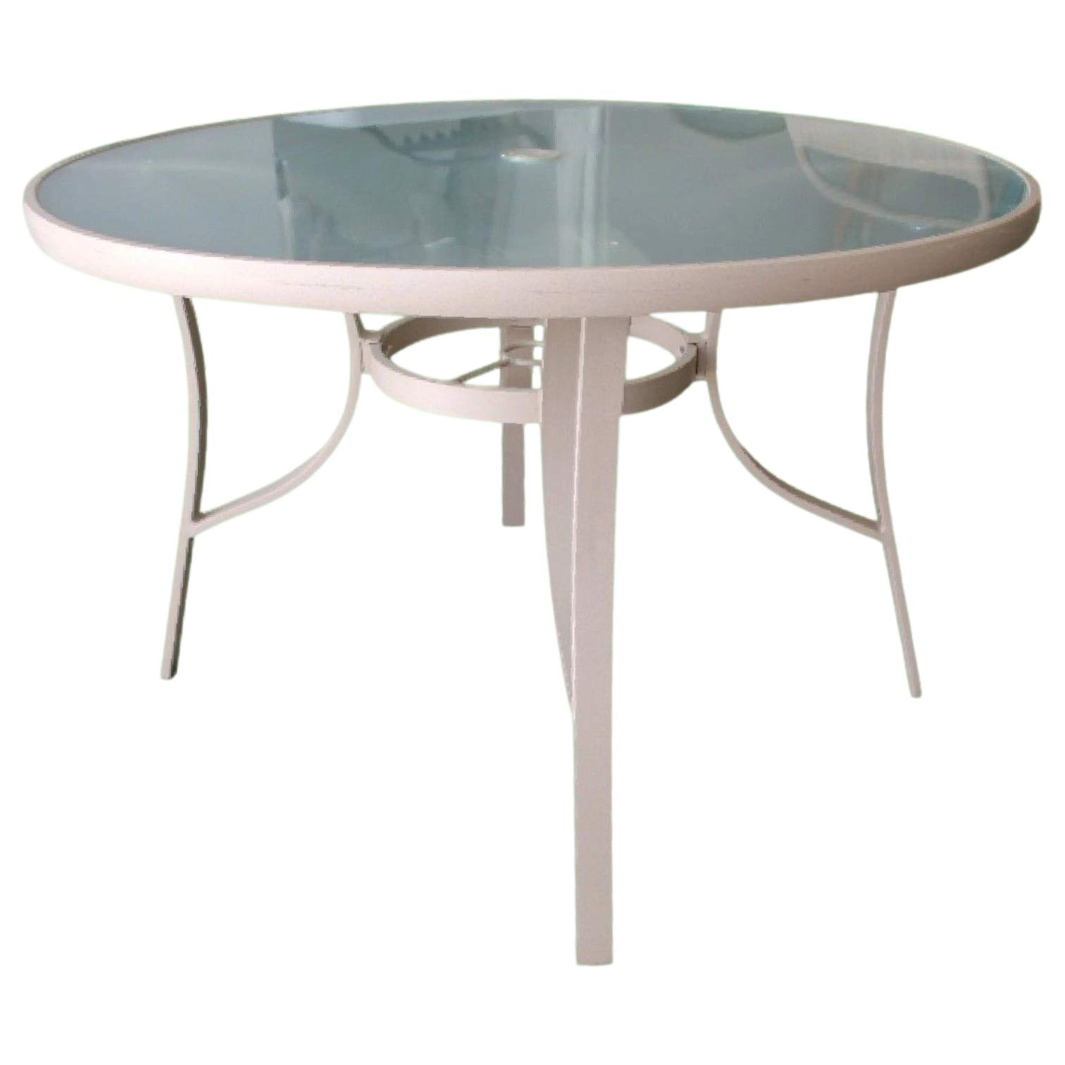 1137037034_1019-D OUTDOOR ALUMINIUM GLASS TABLE 120CM BEIGE