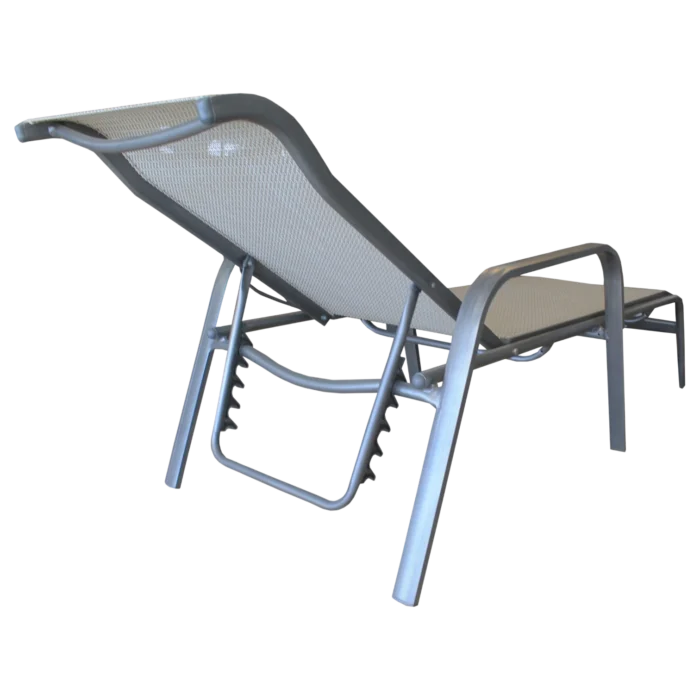 LISMORE SunBed — Aluminum, textline— Beige — 66x200xH52/35cm