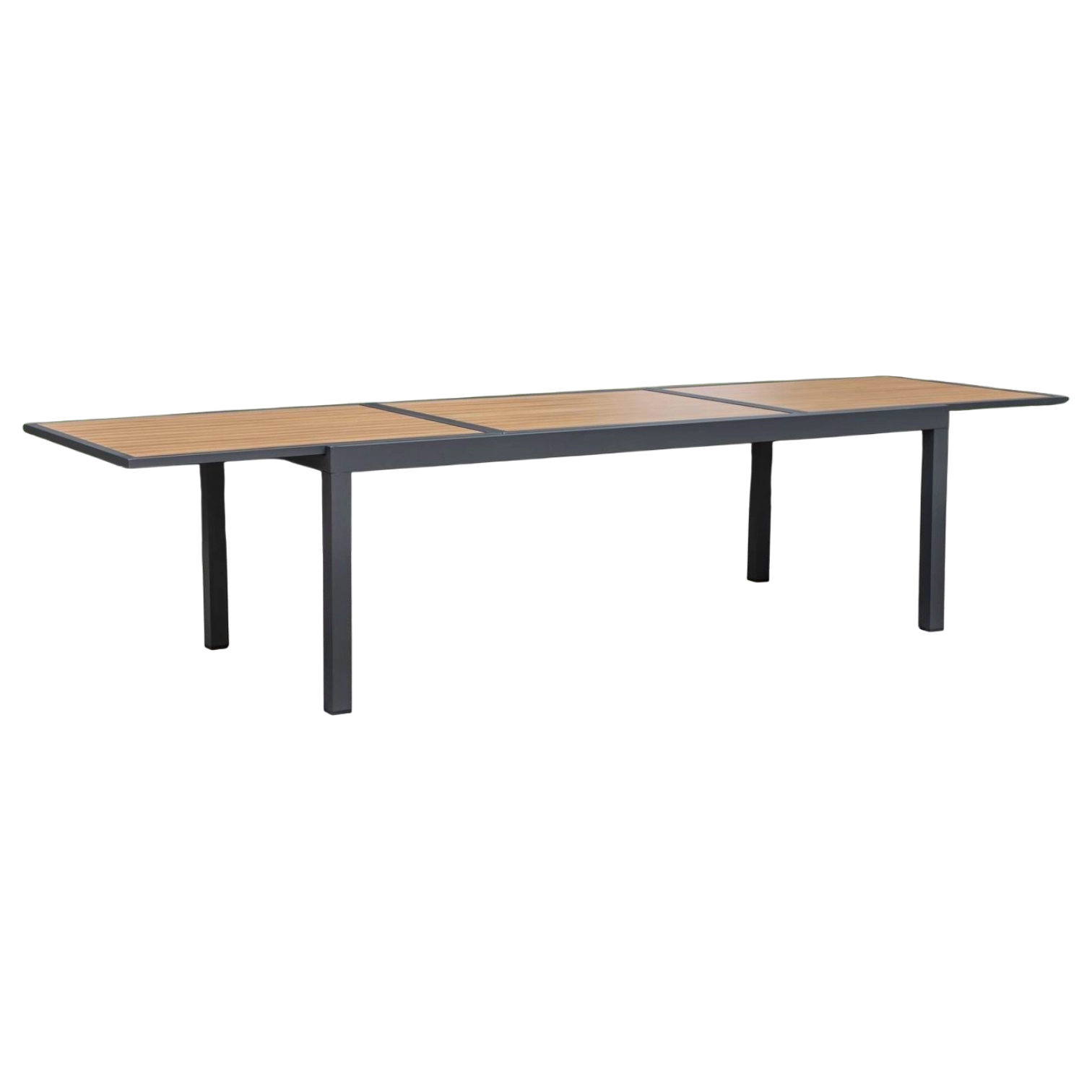 1137037304_19T108-220100-340A-C-8929-grey-frame9979-2Y-table-top-1 Enzo Dining Table — Aluminum, Teak — Black