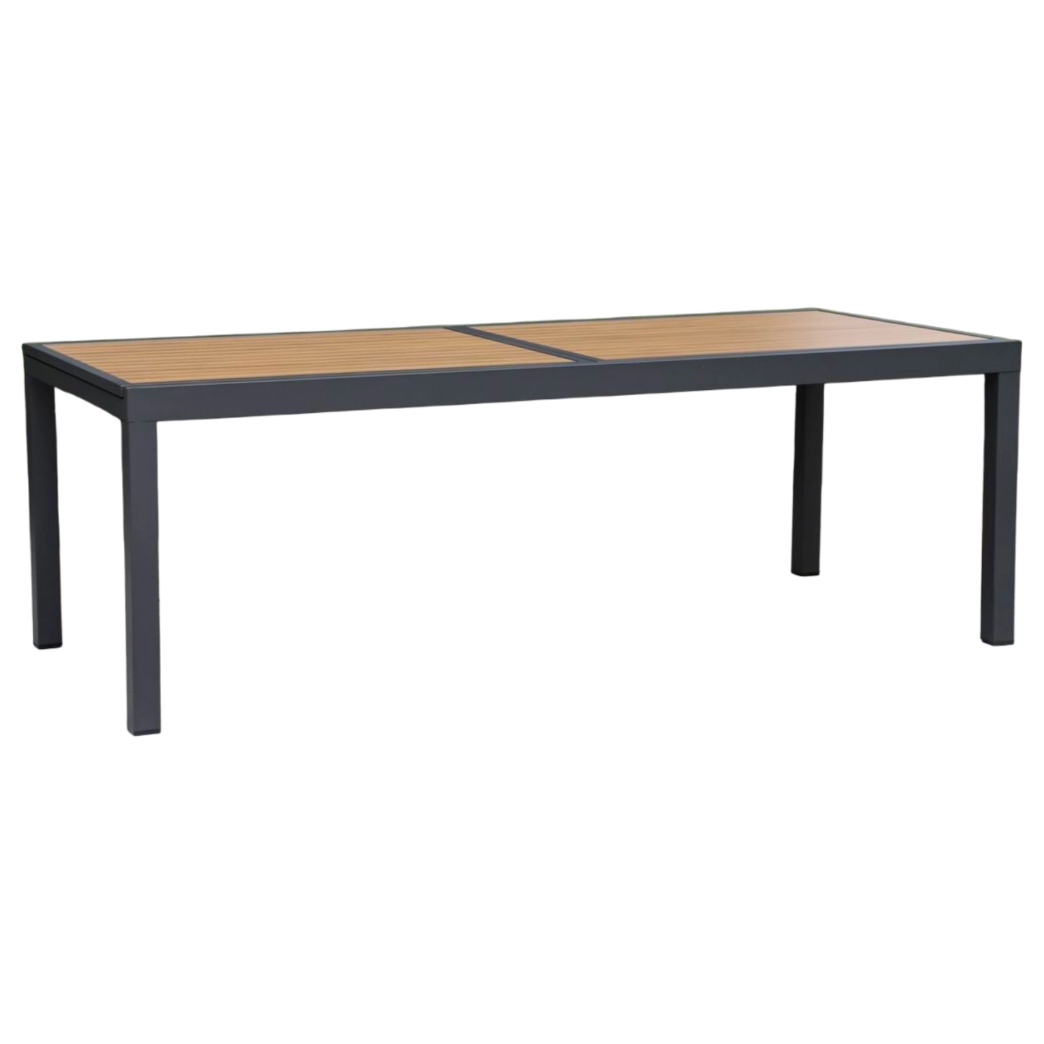 1137037304_19T108-220100-340A-C-8929-grey-frame9979-2Y-table-top-3 Enzo Dining Table — Aluminum, Teak — Black