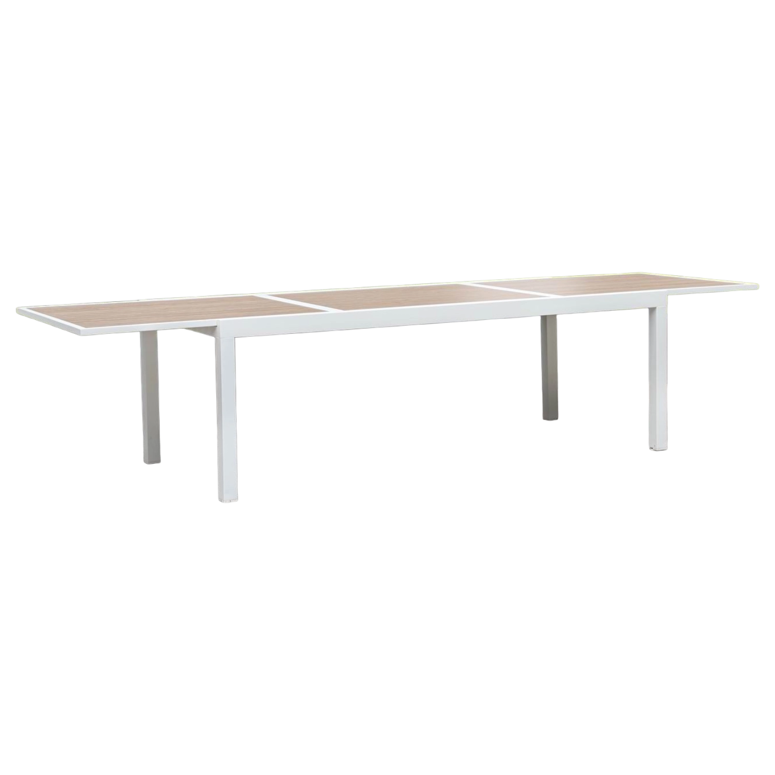 1137037304_19T108-224100340A-C-049-11204-white-frameH-heat-transfer-printing-top Enzo Dining Table — Aluminum, Teak — White