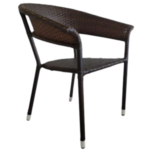 ALUMINIUM WICKER WOVEN OUTDOOR CHAIR 68X58X78