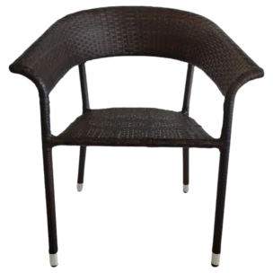 ALUMINIUM WICKER WOVEN OUTDOOR CHAIR 68X58X78
