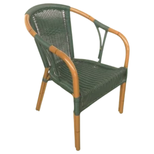 Brianna Out Door Chair — Bamboo, Wicker — 55(L) x 62(D) x 79(H) cm