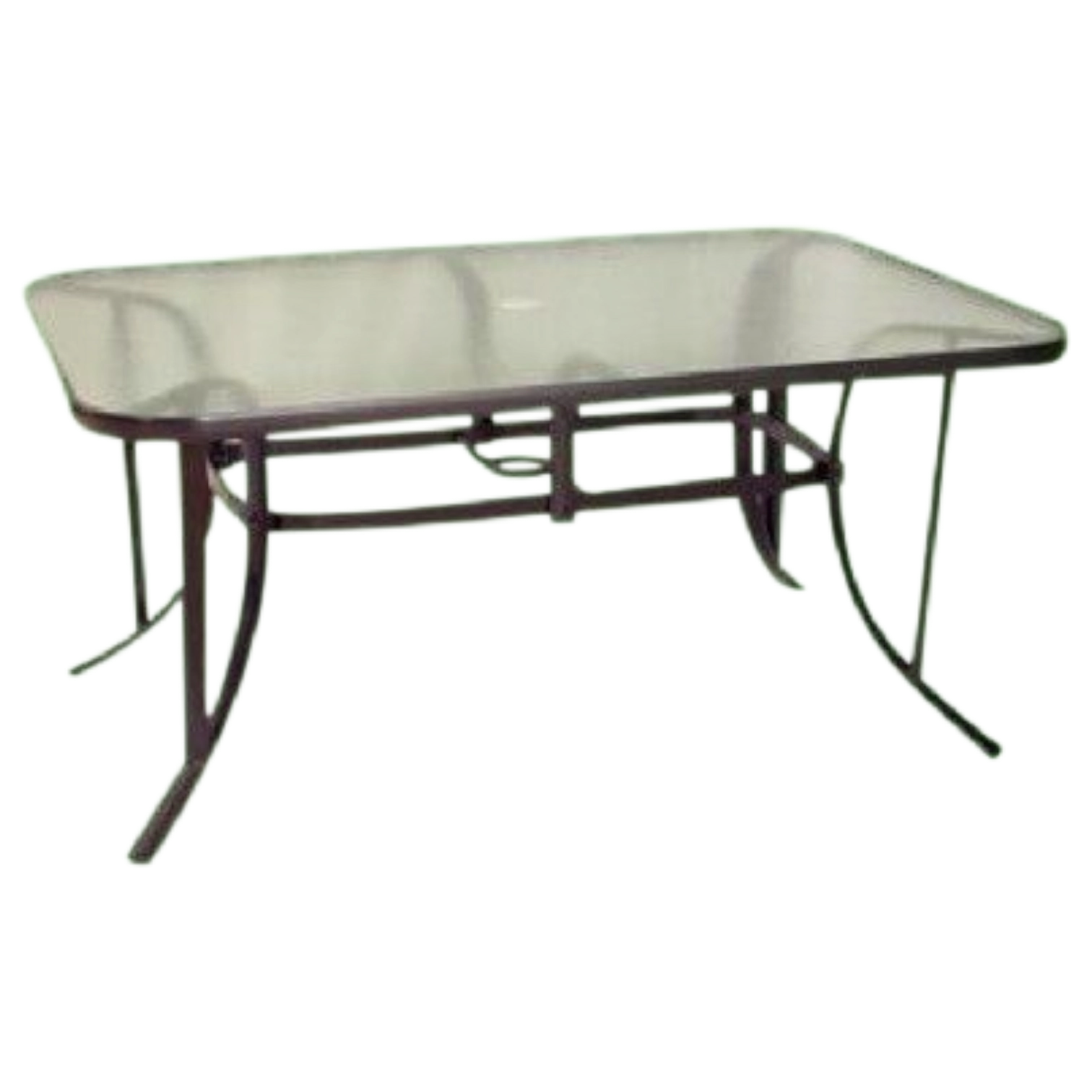 1178037003_1018-C Crespo-3 Dining Table — Bronze — Aluminum, Glass — 150X95CM