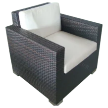 ALUMINIUM WICKER 1 Seated SOFA - Armchair74X74X72