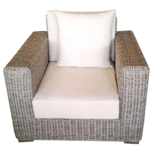 Barbados 1 Sofa — Aluminum, Wicker — 92(L) x 102(D) x 82(H) cm