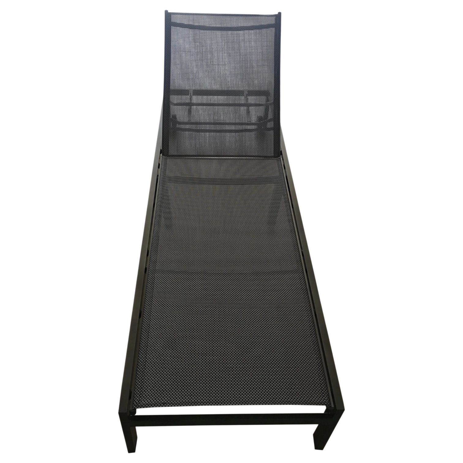 1196037058_1946-PUERTO-scaled Sunbed— Aluminum, Polyester — 195(L) x 65(D) x 34(H) cm Black