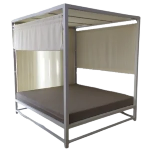 ALUMINIUM DOUBLE DAYBED L170xD196xH200cm