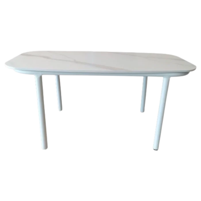 Coffeee Table - White - Candon - Stone