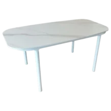 Coffeee Table - White - Candon - Stone