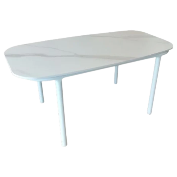 Coffeee Table - White - Candon - Stone