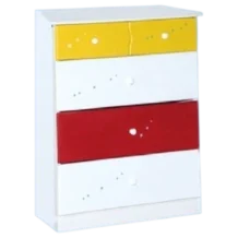 WONDERLAND CHEST OF 5 DRAWERS 81x49x94cm for kids (boys and girls) bedroom