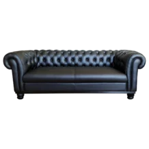MONTANA Leather 3 Seated Sofa - 216(L) x 89(D) x 75(H) cm
