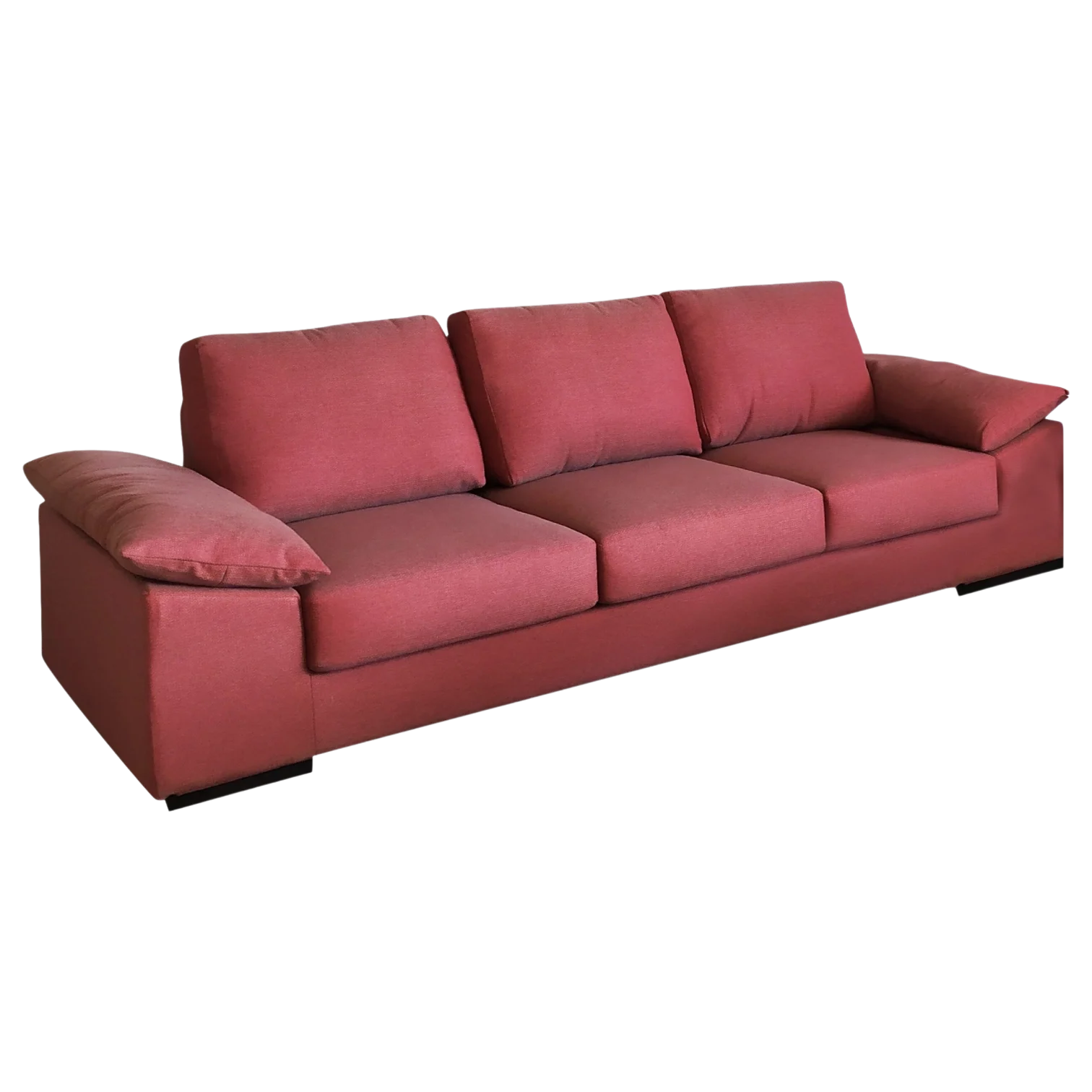 12019041083_2192-KANSAS-3-scaled Kansas 3 Sofa — Fabric — Red - W249xD94.5xH87.5cm