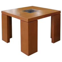 LAMP TABLE - side table60x60x45cm With GLASS