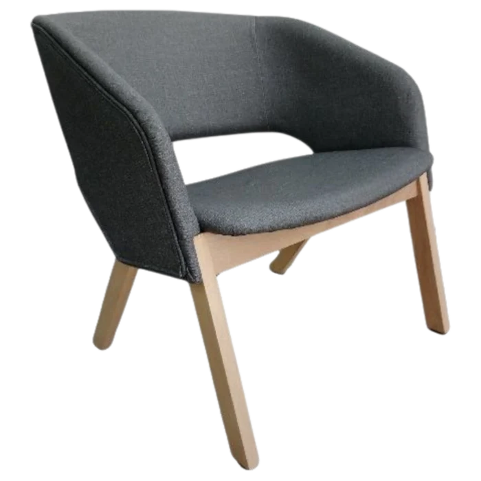 Casoria Chair — imitation leather, Wood — Brown, Walnut — 65(L) x 66(D) x 73(H) cm