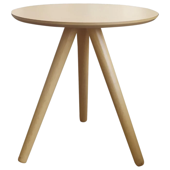 Bella 2 Side Table — Wood — maple - Ø50 x H54cm