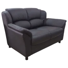 Nevada 2 Armchair — Leather —Black— 137(L) x 89(D) x 85(H) cm