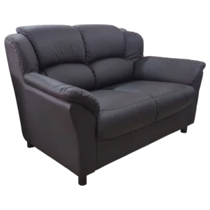 Nevada 2 Armchair — Leather —Black— 137(L) x 89(D) x 85(H) cm