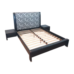 DOUBLE BED 5" WITH 2 NIGHT STAND BBT-6074 217x160cm + 2 nightstan 51x46cm bedroom