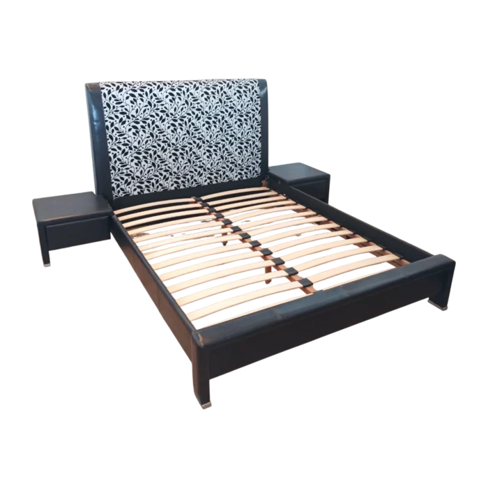 DOUBLE BED 5" WITH 2 NIGHT STAND BBT-6074 217x160cm + 2 nightstan 51x46cm bedroom