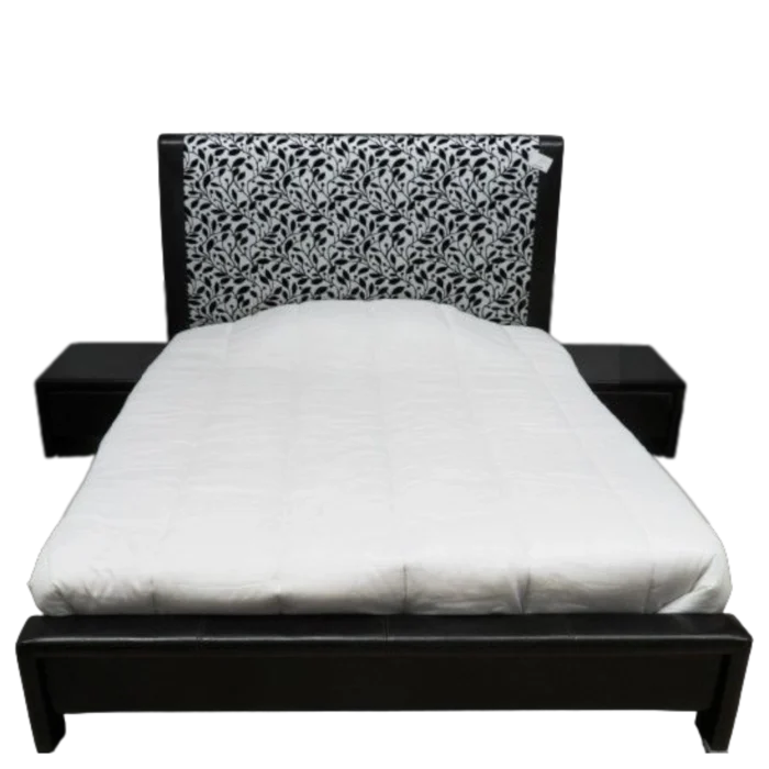 DOUBLE BED 5" WITH 2 NIGHT STAND BBT-6074 217x160cm + 2 nightstan 51x46cm bedroom