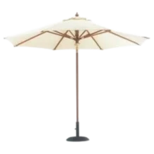 Round WOODEN UMBRELLA 3.0M