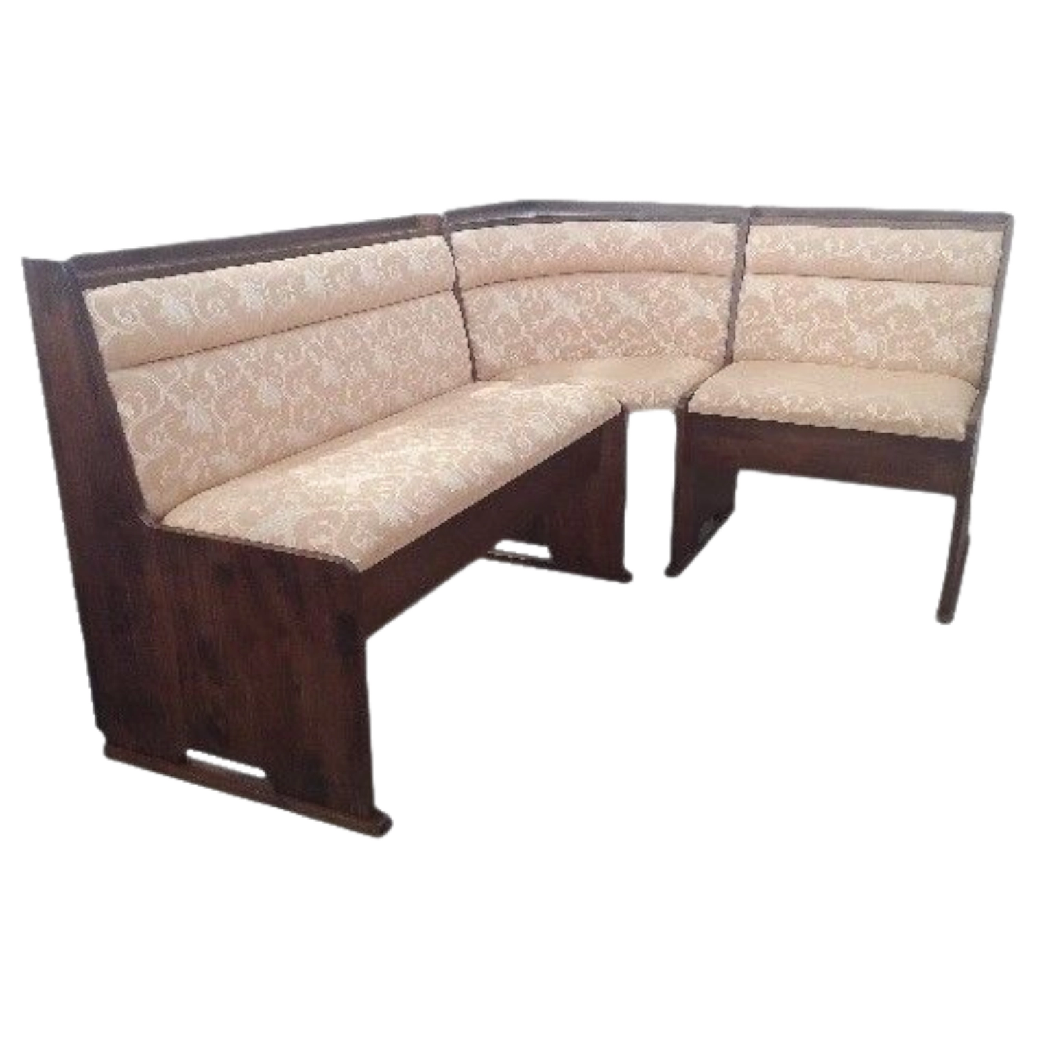 12158038056_1497-VENTURA-BENCH CORNER BENCH (125+175)X56X84 WALNUT